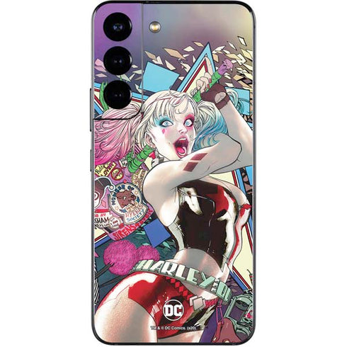 DC Comics Harley Quinn Action Pose Galaxy S22 Skin